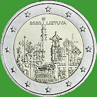 Литва 2 євро 2020 г. Гора хрестов. UNC