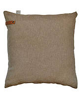 Декоративная подушка Camel с кожаным декором