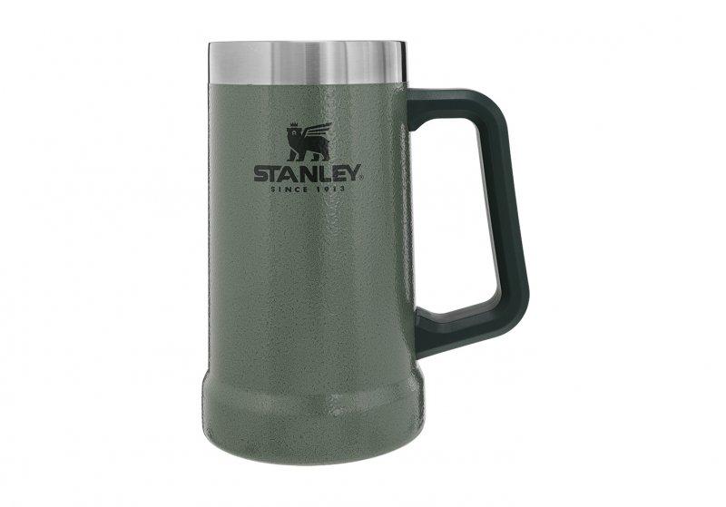 Термокружка пивна Stanley Adventure Stein Hammertone Green 0,7 л (6939236348331)