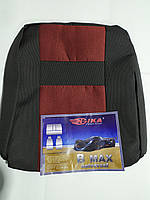 Чехлы автомобильные (авточехлы) NIKA универсальные B MAX цвет красный (задняя спинка раздельная)