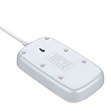 Подовжувач мережевий Ldnio SC4407, 4USB, 3 розетки, 2 м, білий, фото 4