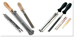 Напилки та пристосування для заточування ланцюгів