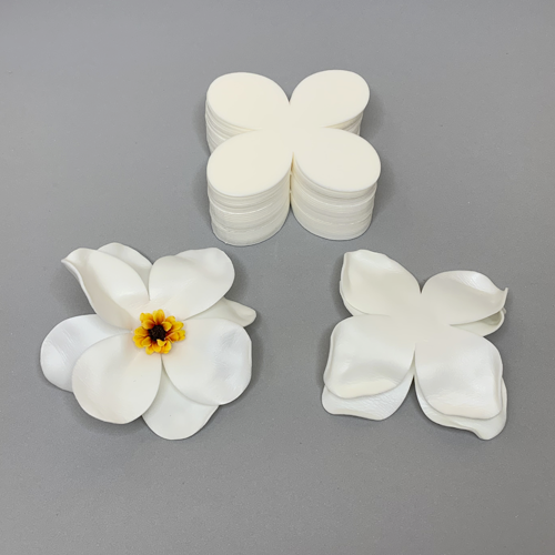 Комплект заготовок для квітів 13Х13 см S 2мм білий