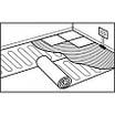 Двожильний нагрівальний мат для монтажу теплої підлоги під плитку WoksMat 160, 2.5 м², фото 2