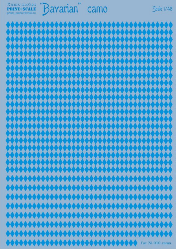 Bavarian camo. 1/48 PRINT SCALE 010