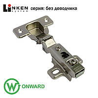 Петля накладная угол -30 градусов с лапкой Clip-on Linken System