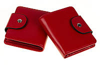 Маленький женский кошелек Eminsa 2154-18-5 кожаный красный
