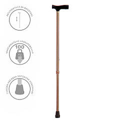 Палиця регульована за висотою алюмінієва (кольорова) KJT914А