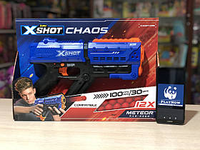 Дитяча зброя швидкострільний бластер X-Shot Excel Chaos meteor. Іграшковий пістолет