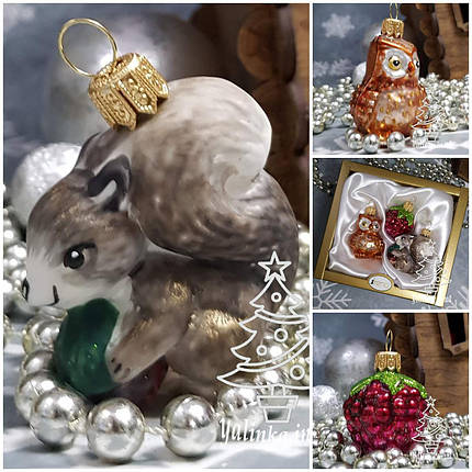 Білка + малина + сова (3шт )Irena міні, фото 1