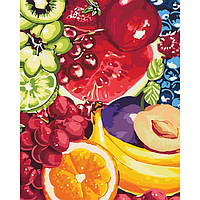 Картины по номерам "Сладкие фрукты" 40*50 см (сложность 3) КНО2937 Идейка