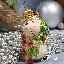 Корова з дзвіночком з квіткою і маленька (3шт) набір іграшок Irena, фото 2