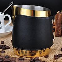 Питчер без ручки BaristaSpace Handless Golden 450 мл Золотистый (G5)