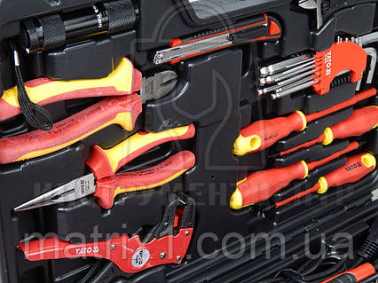 Профессиональный набор инструмента электрика 68 предметов YATO