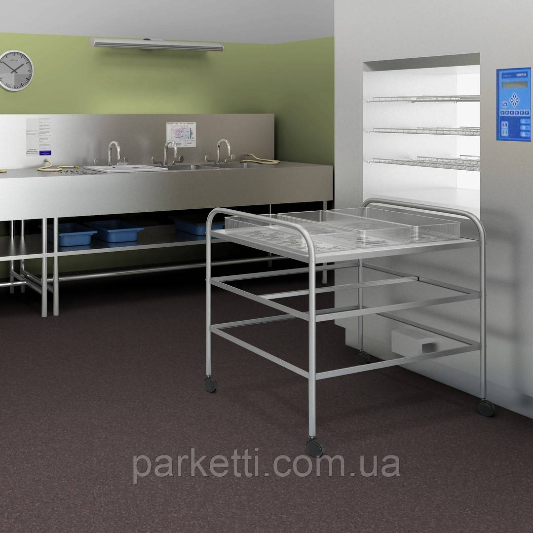 Tarkett iQ TORO SC - Brown 0575 струмопровідний гомогенний комерційний лінолеум, фото 1