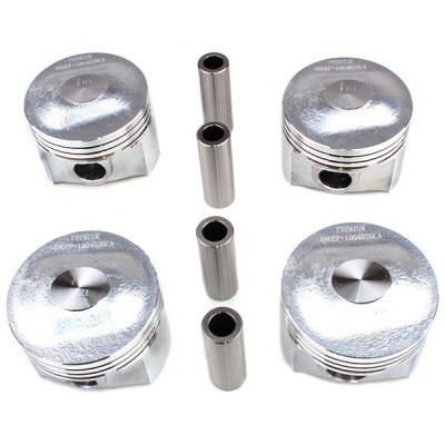 Поршень з пальцем 0.5 (ком-кт 4 шт) PREMIUM Чері Амулет Chery Amulet 480EF-1004020CA