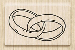 Штамп Heyda 3.5 x 2 см кільця 211801004