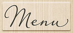 Штамп Heyda 7 x 2.6 см меню 211800591