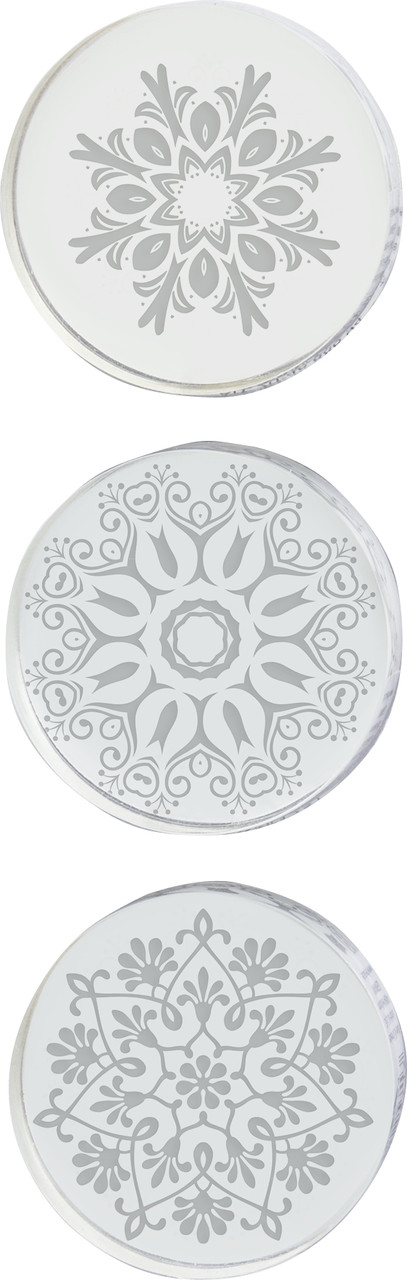 Набір штампів 3 шт Heyda Сніжинки 1 204888641, фото 1