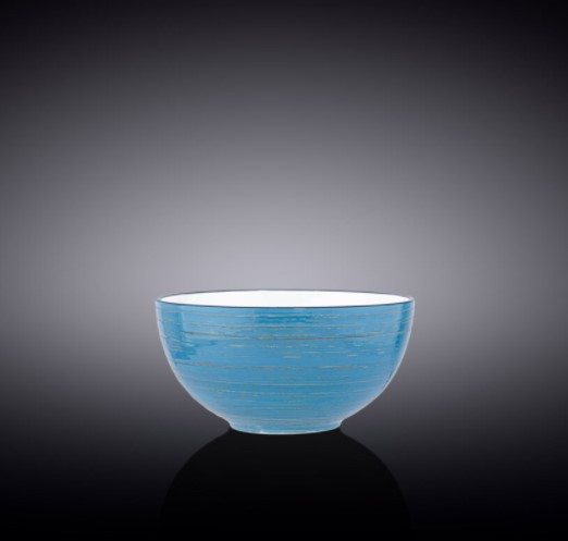 Салатник Wilmax SPIRAL BLUE d14см/V600мл, фото 1