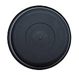 Таз пластиковий 17 літрів чорний Ø 40 см h=19 см (ХАРПЛАСТМАС), фото 3