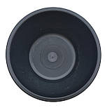 Таз пластиковий 17 літрів чорний Ø 40 см h=19 см (ХАРПЛАСТМАС), фото 2