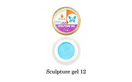 Гель-пластилін F. O. X Sculpture gel 012 (бірюзовий) 5 мл
