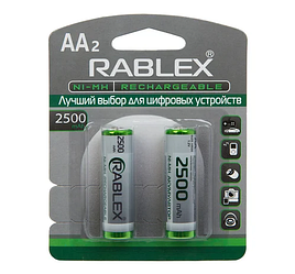 Акумулятор AA R6 Rablex 2500 mAh 1.2V (ціна за 1 акумулятор)