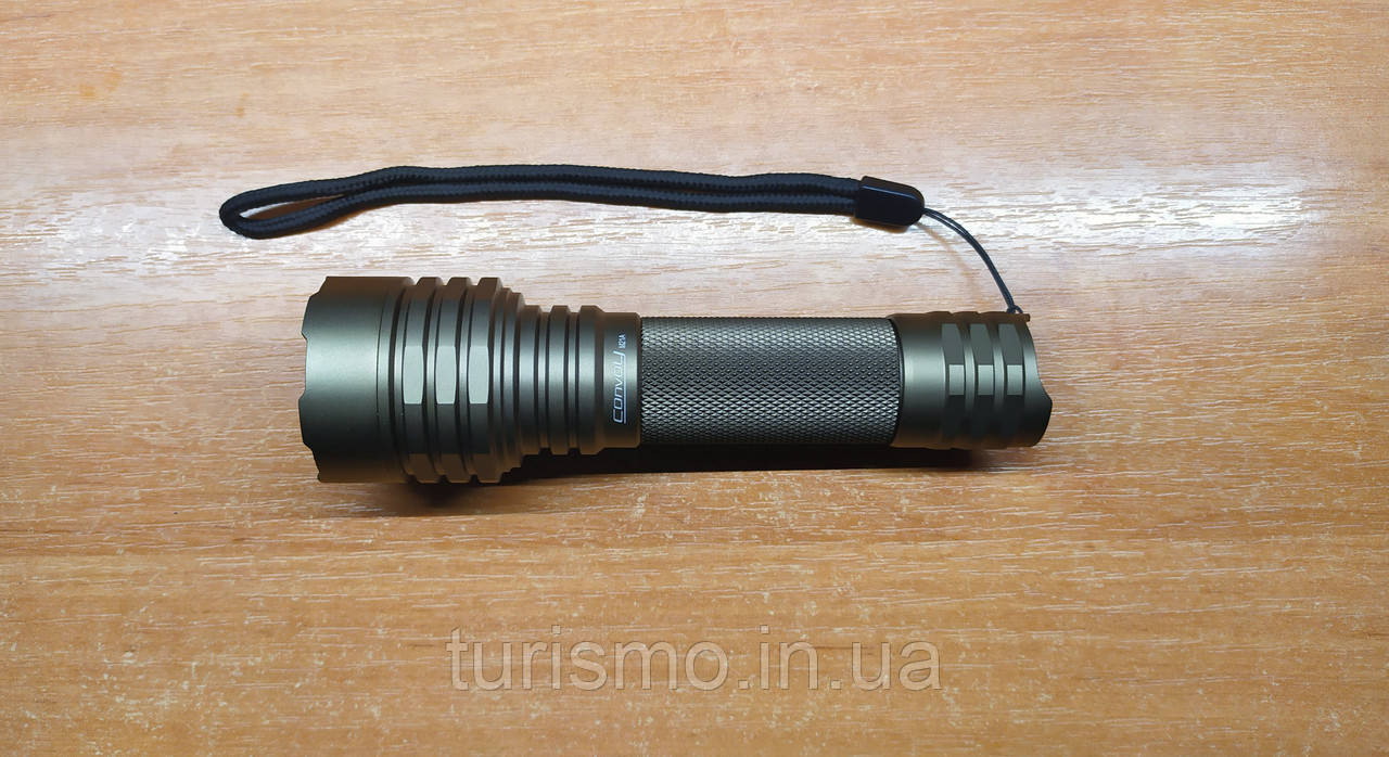Далекобійний ліхтар Convoy M21A Luminus SST-40 5000K новий драйвер 12 груп з термоконтролем, desert tan
