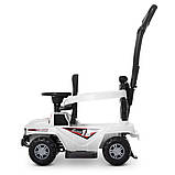 Дитячий толокар з батьківською ручкою Bambi M 4231L-1 білий, фото 3
