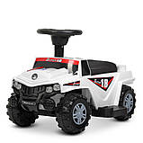 Дитячий толокар з батьківською ручкою Bambi M 4231L-1 білий, фото 7