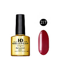 Гель лак 217 Вишня Плотный HD Hollywood 8 ml