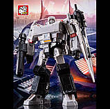 Робот-трансформер Мегарон, Війна за Кібертрон, Осада, BPF toy — Megatron, Siege, KO, фото 3