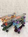 Скейт (піні борд) Penny board зі світними колесами арт. 6510, фото 5