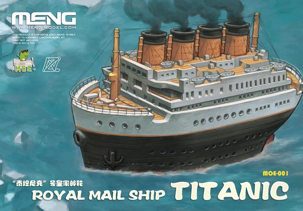 Титанік. R. M. S. Titanic, картонна мультяшна модель. MENG MODELS MOE-001