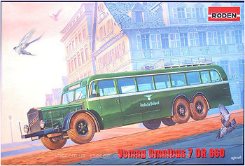 Пластикова модель 1/72 Roden 729 Німецький автобус Vomag Omnibus 7 OR 660, фото 1