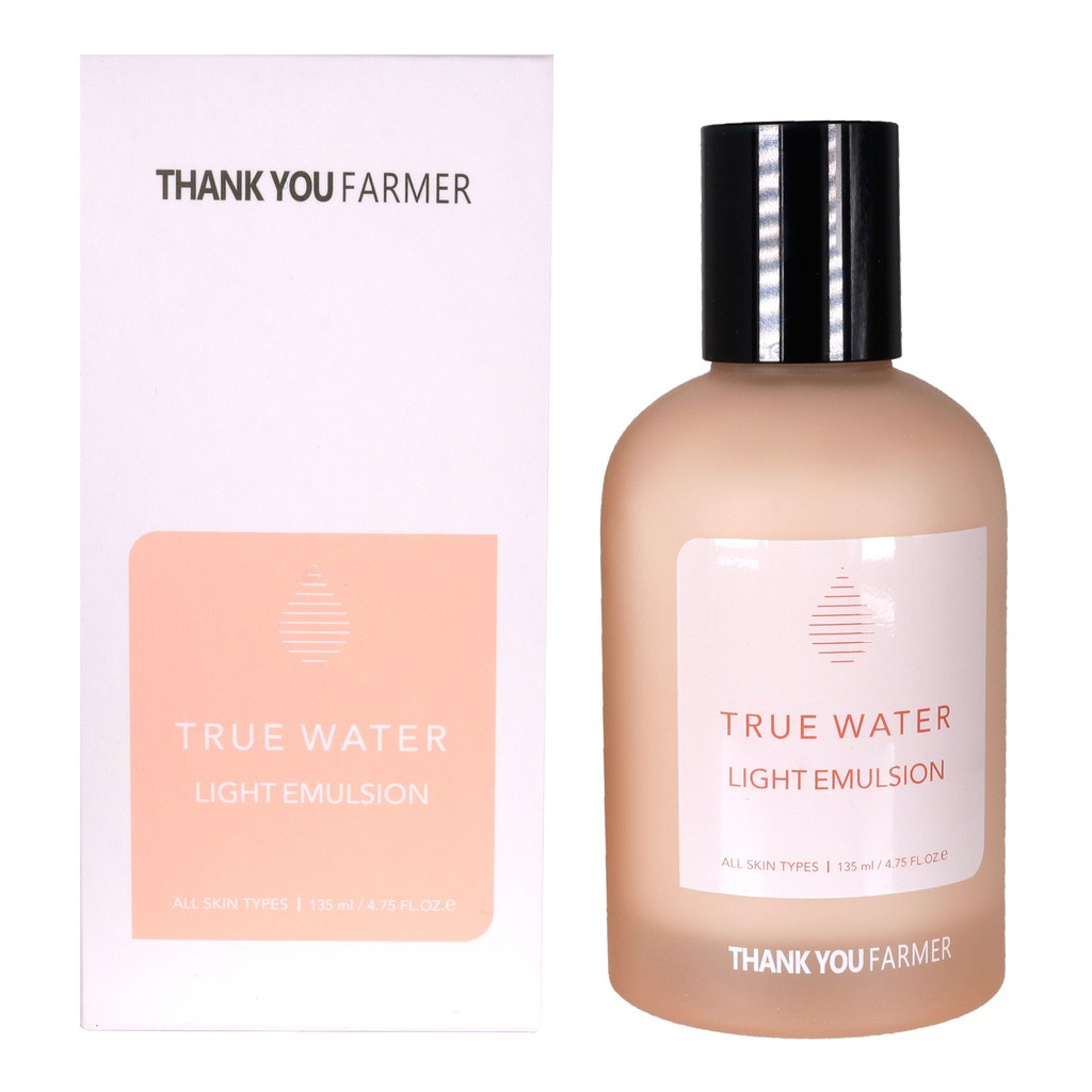 Відновлювальна себорегулювальна емульсія THANK YOU FARMER True Water Light Emulsion 135ml