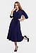 Вишукане жіноче плаття Elizabet, темно-синій, фото 3