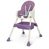 Стільчик для годування Bambi M 4136-2 Plum екошкіра, фото 3
