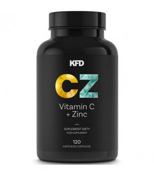 Вітаміни - KFD CZ Вітамін С + Цинк 120 капсул