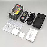 ТОВЩИНОМІР YUNOMBO YNB-220 black 0-1500 мікрон Fe & NFe + Zn LED вбудований ліхтарик, фото 4