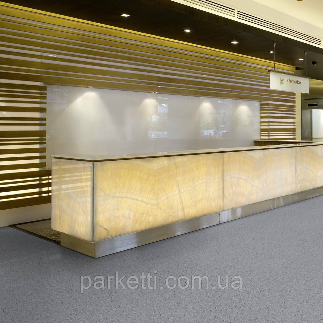 Tarkett iQ TORO SC - Dark Grey 0102 струмопровідний гомогенний комерційний лінолеум, фото 1