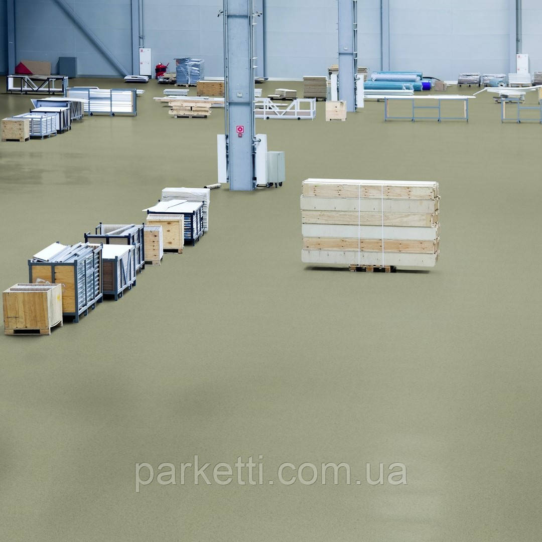 Tarkett iQ TORO SC - Green 0576 струмопровідний гомогенний комерційний лінолеум, фото 1