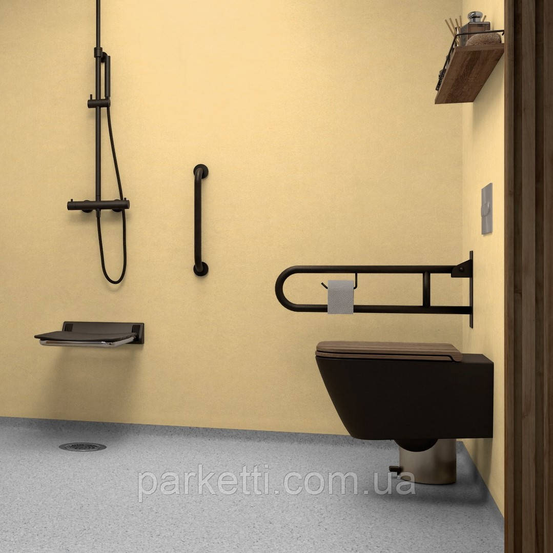 Tarkett iQ TORO SC - Grey 0101 струмопровідний гомогенний комерційний лінолеум, фото 1