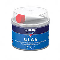 Шпатлевка Glas со стекловолокном (210 мг) и отвердителем, SOLID