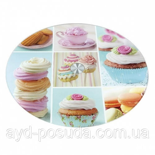 Скляна підставка для торта 25 см арт. 870-171125