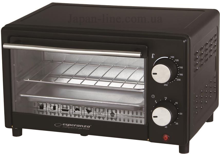 Електропіч духовка Esperanza EKO004  10 л. 900 Вт.