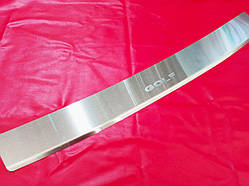 Накладка на задній бампер із загином Volkswagen Golf 7