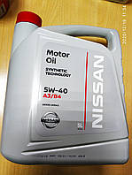 Nissan 5W40 Motor Oil моторное масло 5л