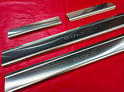 Накладки на пороги Volkswagen Golf 4